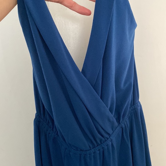 BCBG Generation Blue Halter Dress - Picture 4 of 4